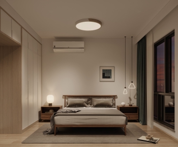 Modern Nordic Style Bedroom-ID:128150942