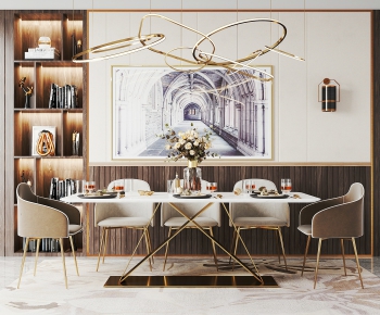 Modern Dining Table And Chairs-ID:312242989