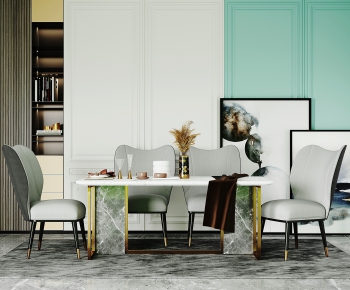 Modern Dining Table And Chairs-ID:181180008