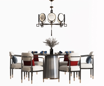 New Chinese Style Dining Table And Chairs-ID:251312027