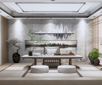 New Chinese Style Tea House-ID:680697925