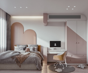Modern Nordic Style Girl's Room Daughter's Room-ID:436276915