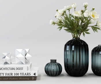 北欧玻璃花瓶摆件-ID:201622016