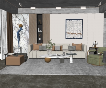 Modern A Living Room-ID:625643971