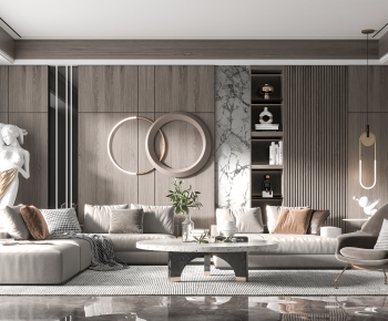 Modern A Living Room-ID:586993939