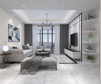 Modern A Living Room-ID:560498001