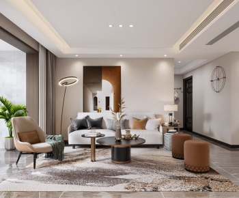 Modern A Living Room-ID:875276091