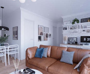 Modern A Living Room-ID:960818052