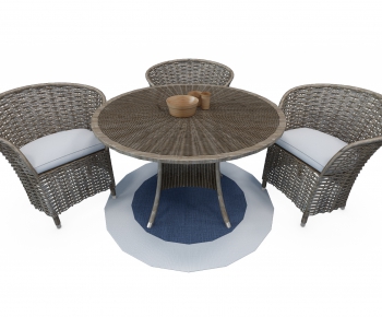 Southeast Asian Style Leisure Table And Chair-ID:313394079