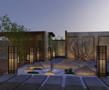 New Chinese Style Courtyard/landscape-ID:610774998