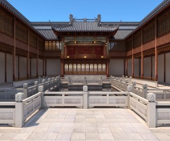 Chinese Style Ancient Architectural Buildings-ID:921401026