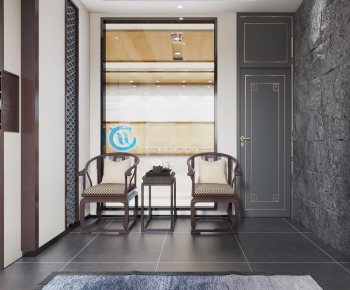 New Chinese Style Hallway-ID:531977899