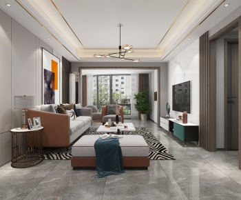 Modern A Living Room-ID:533683064