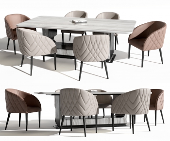 Modern Dining Table And Chairs-ID:449985031