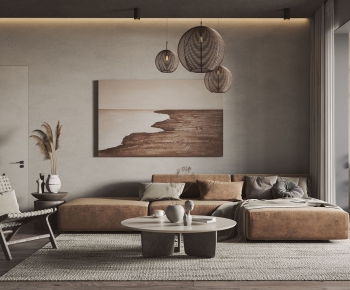 Wabi-sabi Style A Living Room-ID:226022967