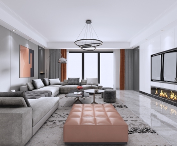 Modern A Living Room-ID:307271008