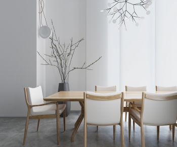 Nordic Style Dining Table And Chairs-ID:684046989