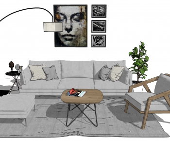 Modern Sofa Combination-ID:484222897