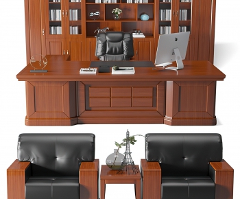 New Chinese Style Office Table-ID:954222929