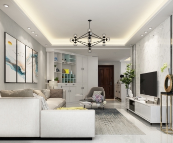 Modern A Living Room-ID:862162119