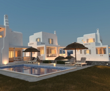 Mediterranean Style Villa Appearance-ID:855658058