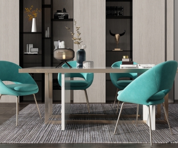 Modern Dining Table And Chairs-ID:870563982