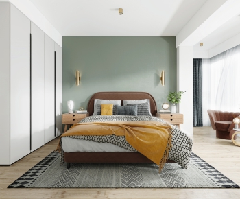 Nordic Style Bedroom-ID:902658948