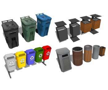 Modern Trash Can-ID:589072949
