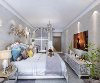 American Style Bedroom-ID:284014945