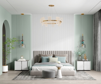 Nordic Style Bedroom-ID:255768068