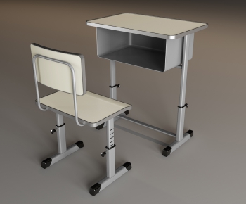 Modern Computer Desk And Chair-ID:922862058