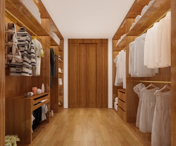 Modern Clothes Storage Area-ID:880565885