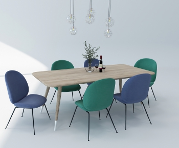 Modern Dining Table And Chairs-ID:445353985