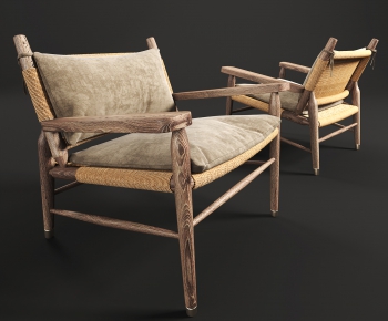Wabi-sabi Style Lounge Chair-ID:335107095