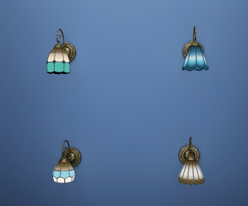 Mediterranean Style Wall Lamp-ID:415859291