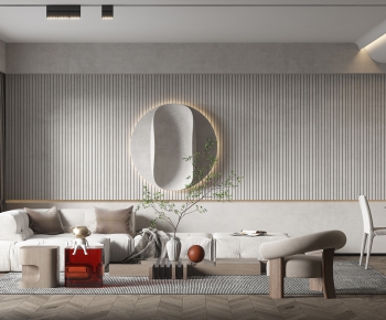 Wabi-sabi Style A Living Room-ID:616020921