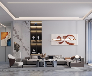 Modern A Living Room-ID:250998975