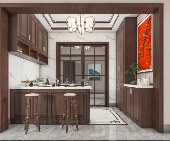 New Chinese Style Open Kitchen-ID:388669978