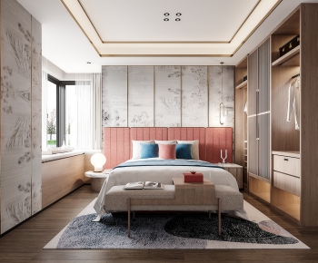 New Chinese Style Bedroom-ID:877535105