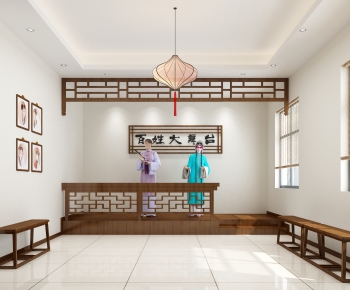 New Chinese Style Teahouse Tea House-ID:653753048