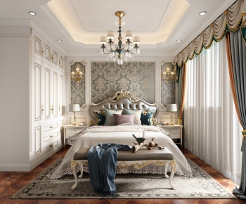 French Style Bedroom-ID:597381115