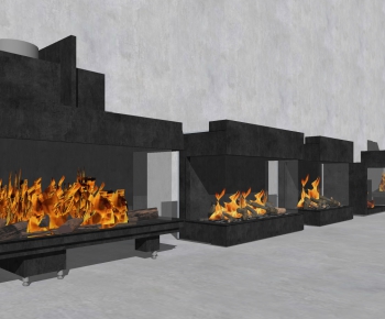 Modern Fireplace-ID:812844991