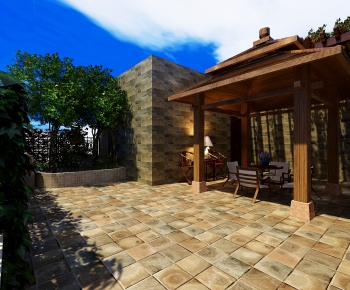 New Chinese Style Courtyard/landscape-ID:928251982
