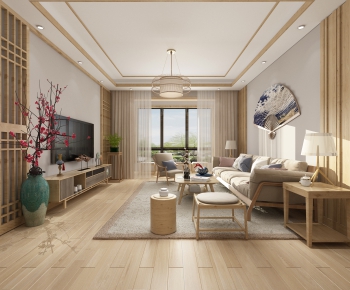 Japanese Style A Living Room-ID:893433096