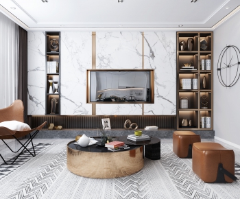 Modern A Living Room-ID:249528911