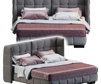 Modern Double Bed-ID:449165116