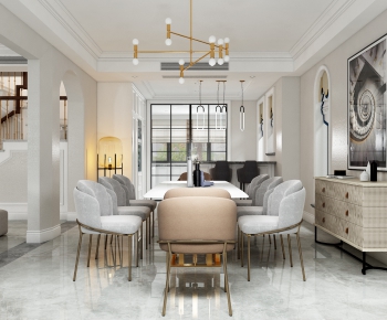 American Style Dining Room-ID:605981118