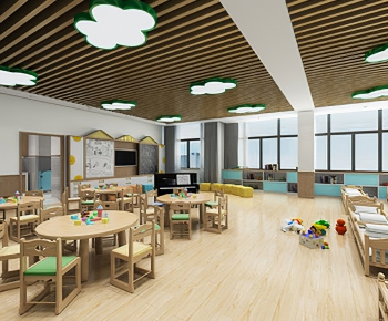 Modern Children's Kindergarten-ID:498361119