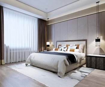 New Chinese Style Bedroom-ID:357739936