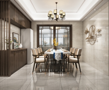 New Chinese Style Dining Room-ID:280478002